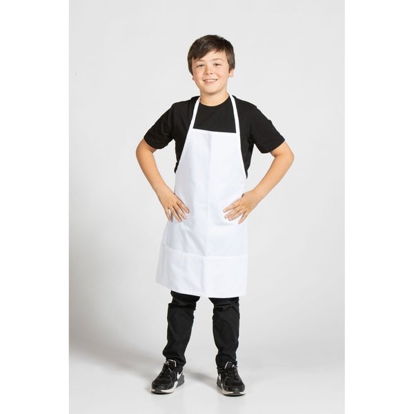 Uncommon Threads 3007-Youth Apron Wht 3007-2500